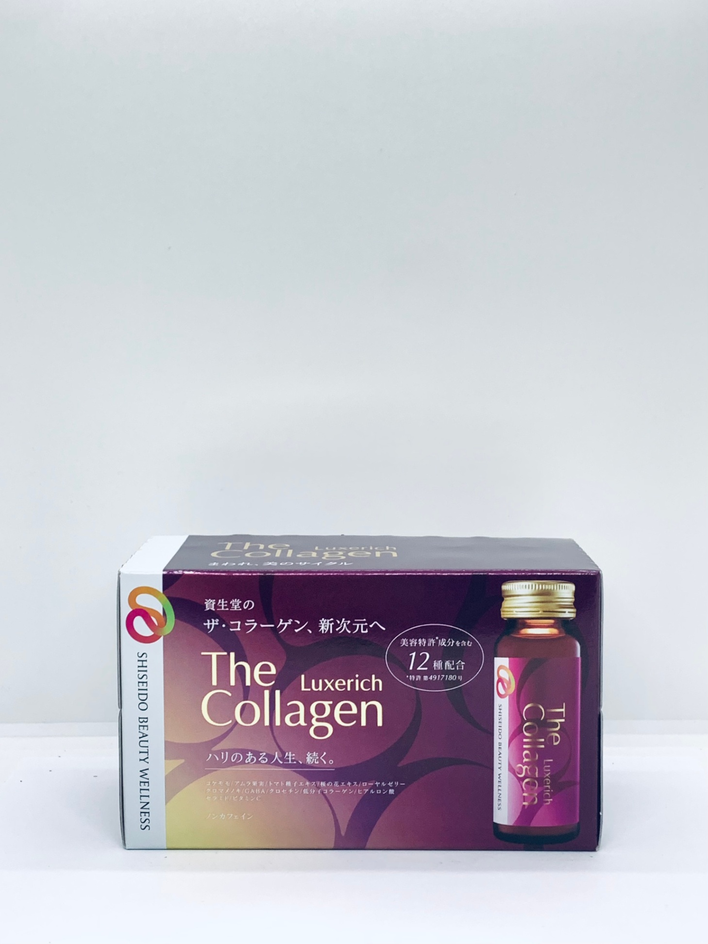 The Collagen Luxerich Shiseido dạng nước 50mlx10 (3h/thùng)