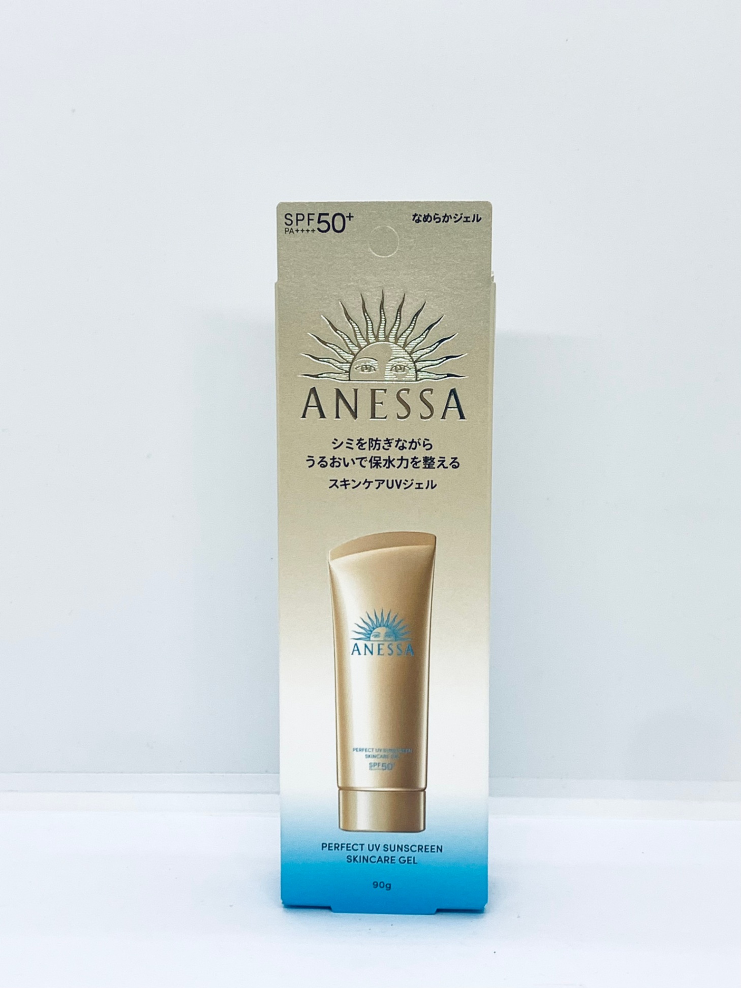 Gel chống nắng Anessa dưỡng ẩm bảo vệ hoàn hảo SPF50+ PA++++ 90g (vàng)