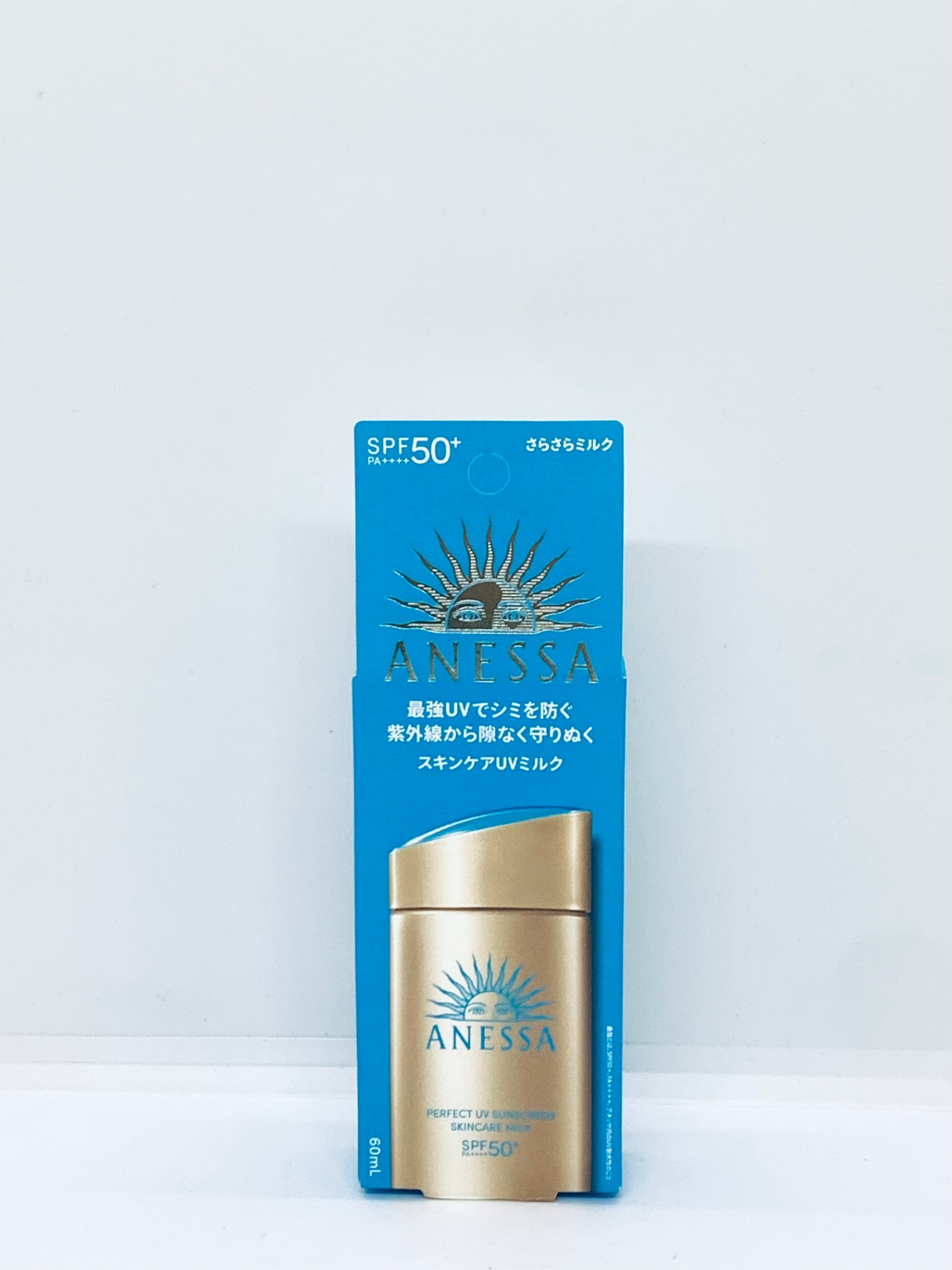 Sữa chống nắng Anessa dưỡng da kiềm dầu SPF50+ PA++++ 60ml (vàng)