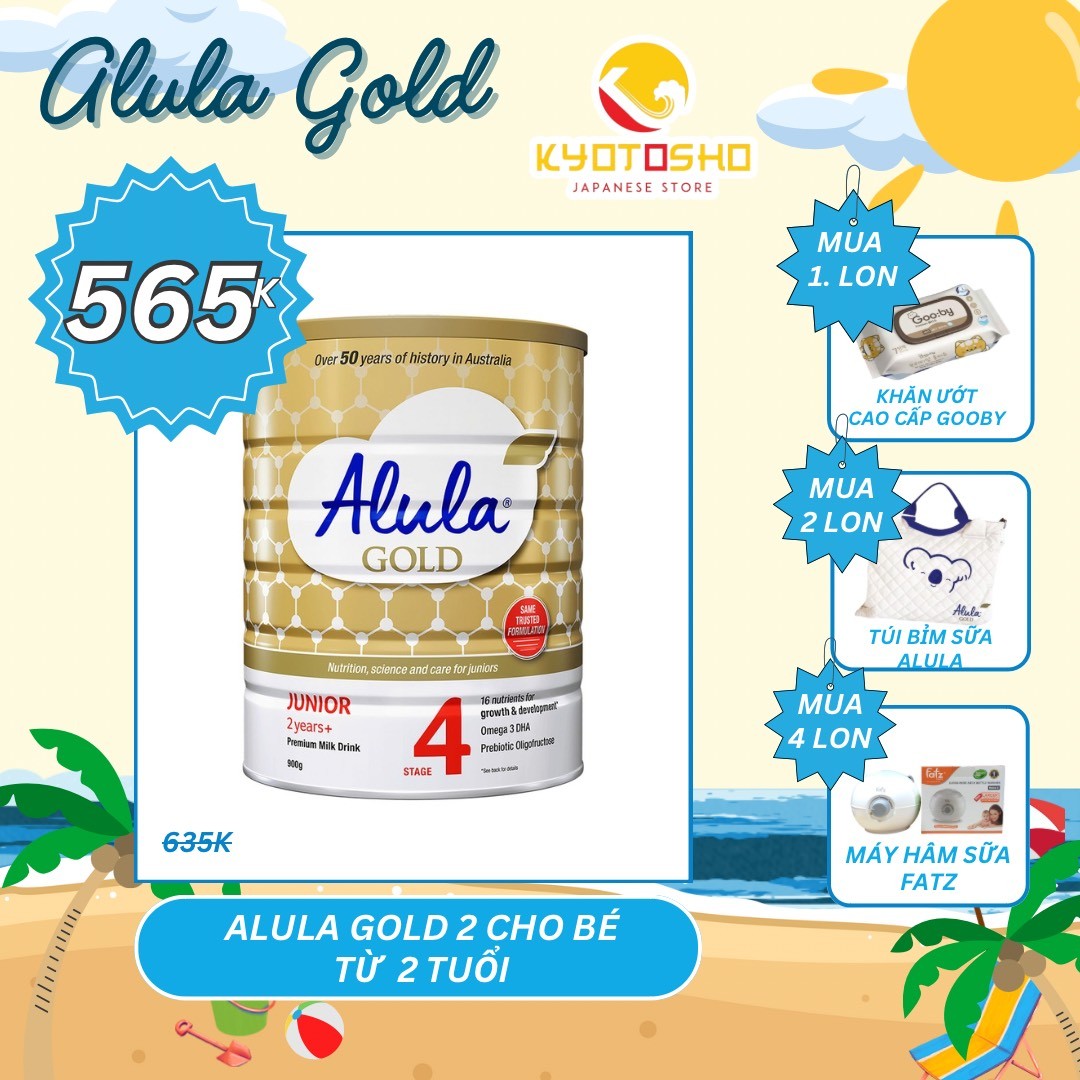 Sữa Alula Gold Stage 4 – dành cho trẻ từ 2 tuổi trở lên