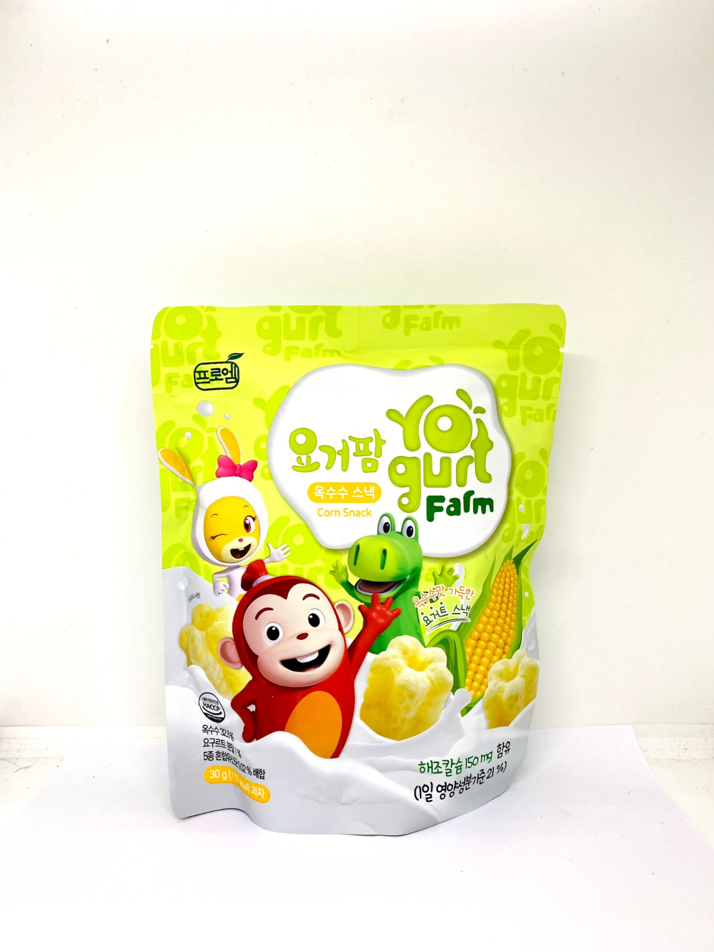 Bánh sữa chua Cocomong Yogurt Farm vị ngô (30g)