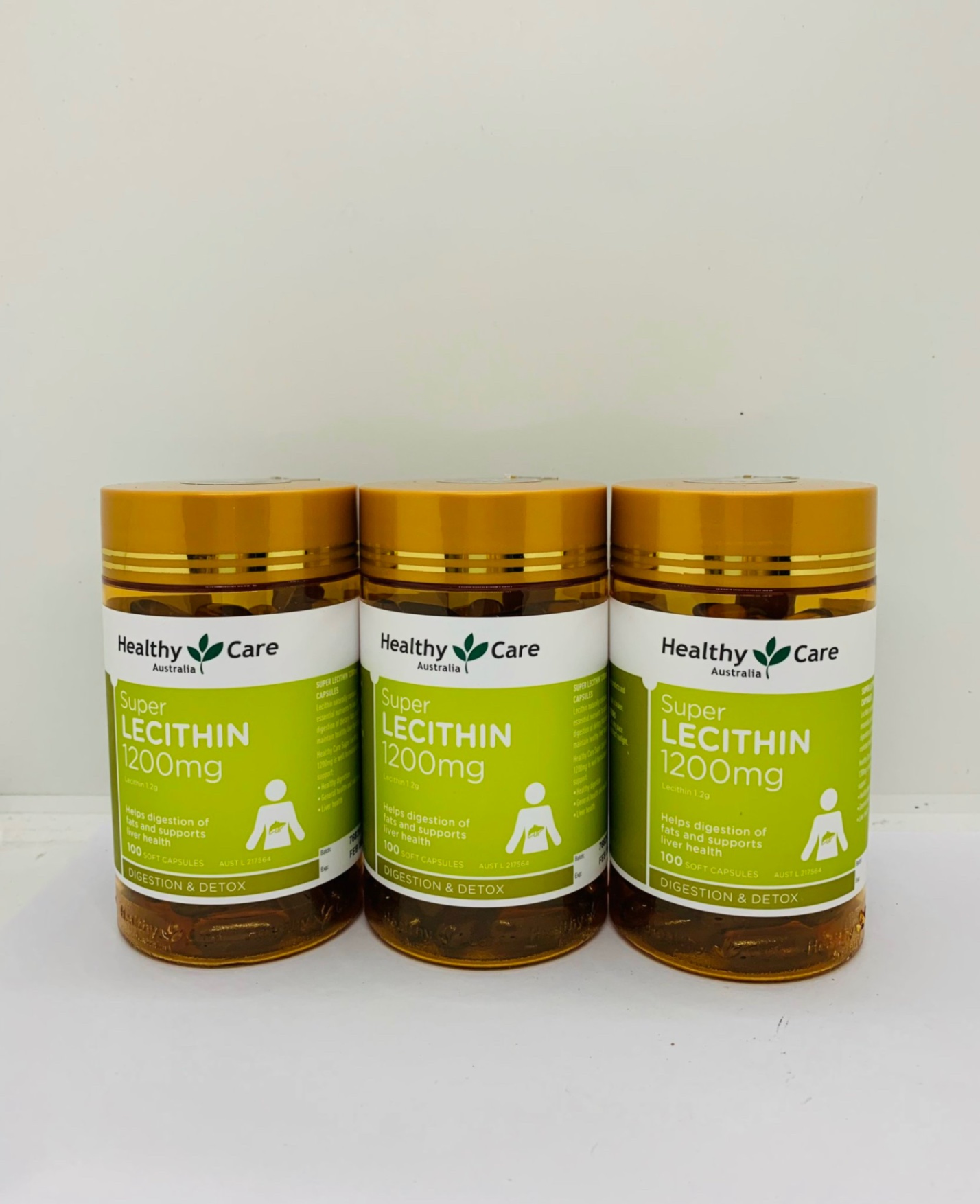 Viên uống mầm đậu nành Super Lecithin 1200mg Úc 100 viên(T21)