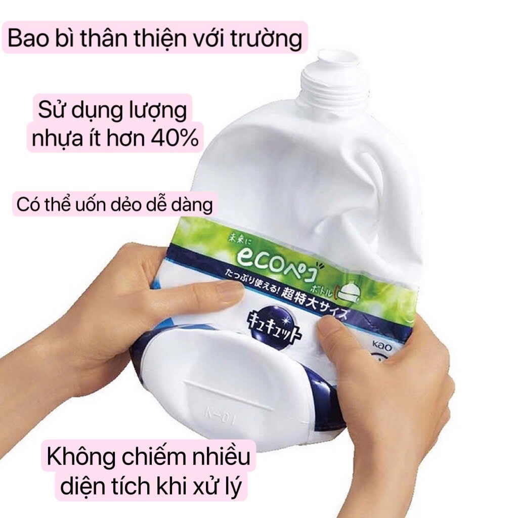 Nước rửa bát Kao 1250ml hương chanh