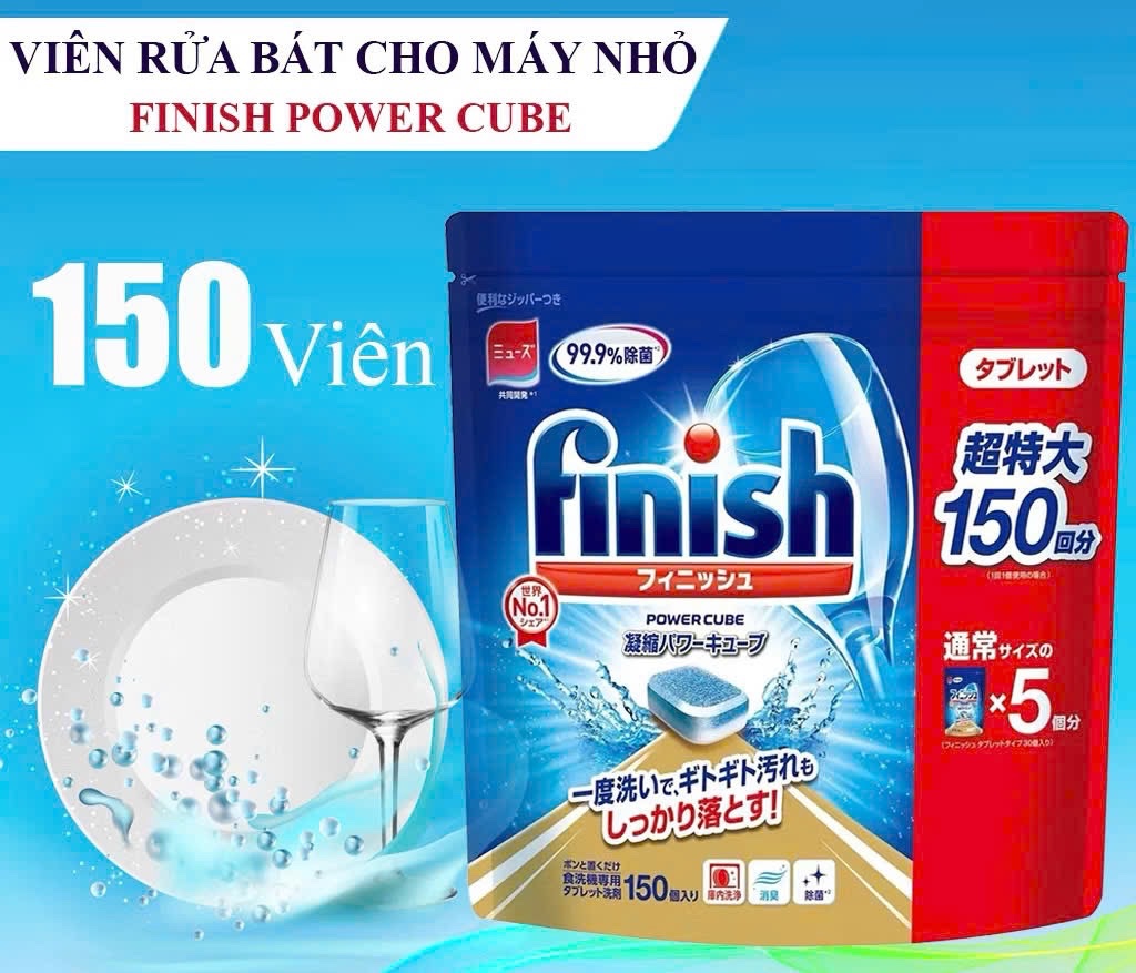 Viên rửa bát Finish 150 viên