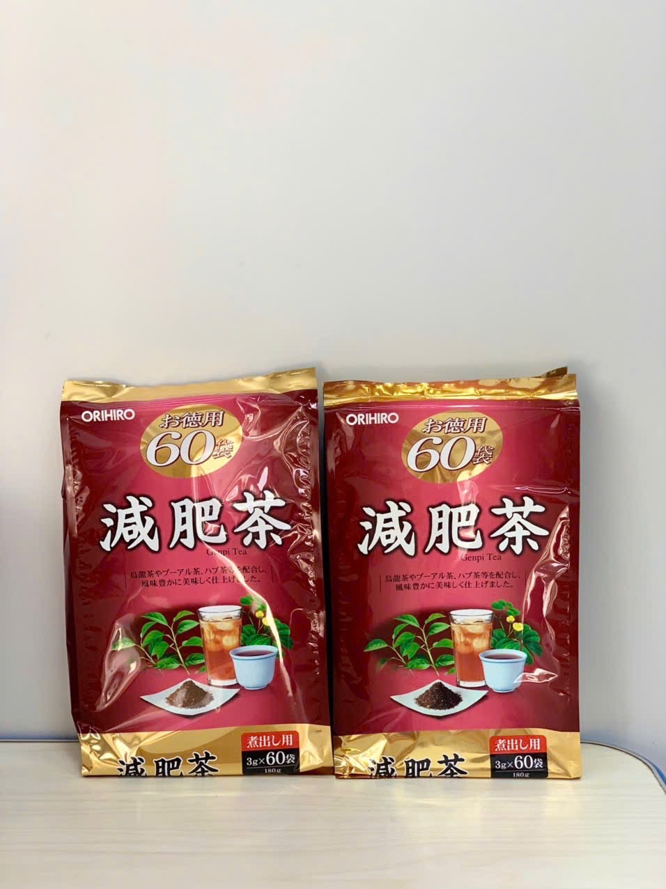 Trà giảm mỡ bụng Genpi Orihiro 60 gói(24g/thùng)