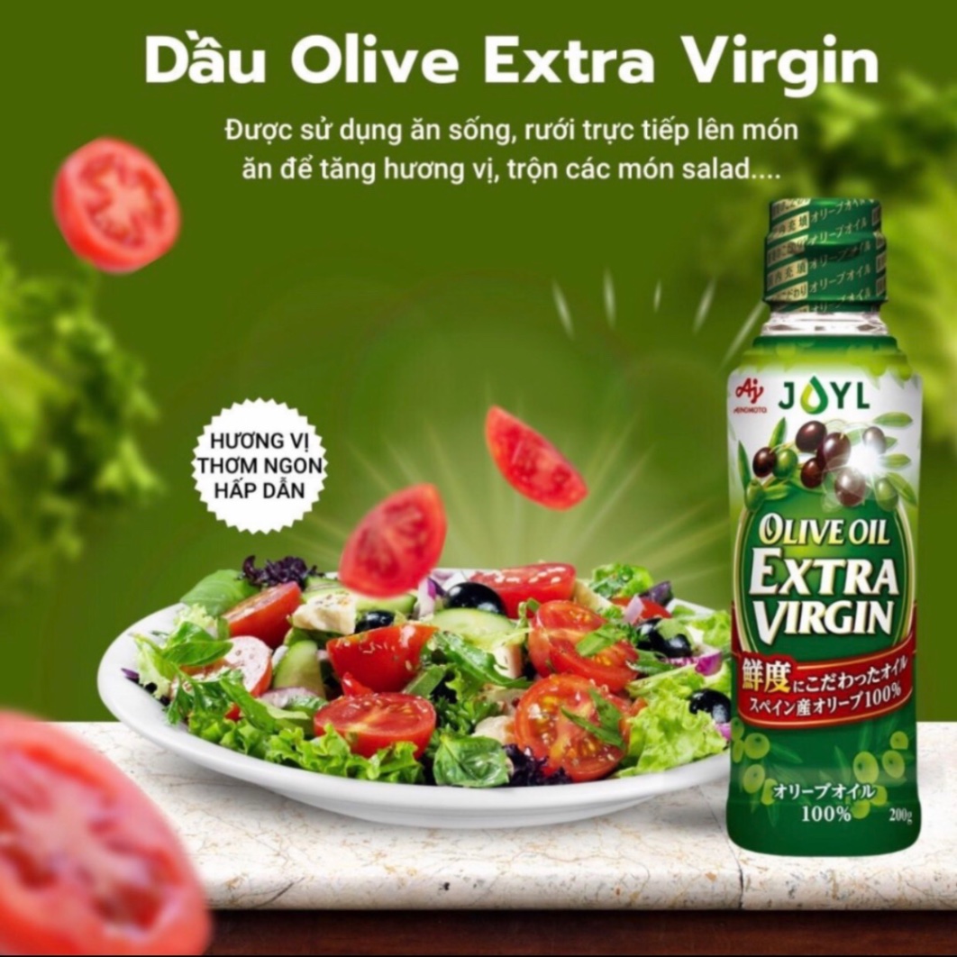 Dầu ăn Olive Extra Virgin 200g