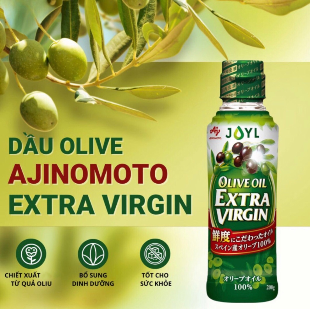 Dầu ăn Olive Extra Virgin 200g