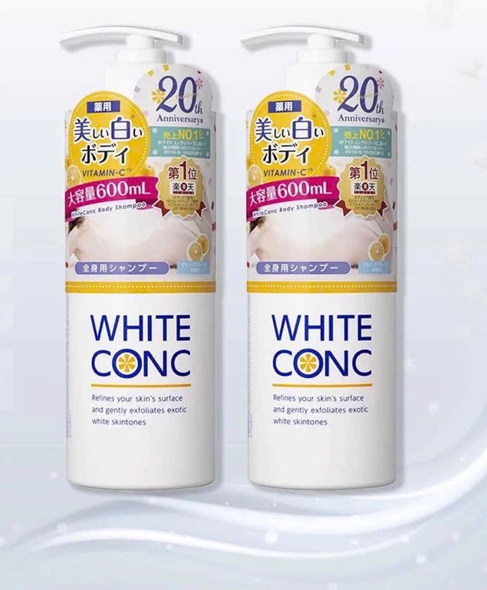 Sữa tắm trắng da White Conc Body Shampoo 600ml