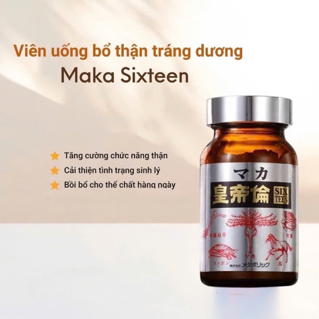 Viên bổ thận tráng dương Maka Sixteen 200 viên