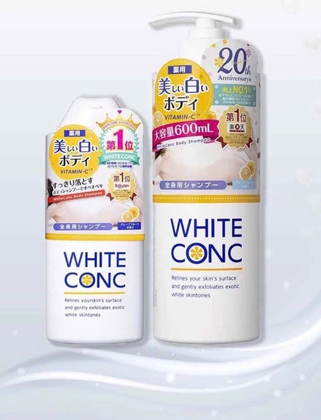 Sữa tắm trắng da White Conc Body Shampoo 600ml