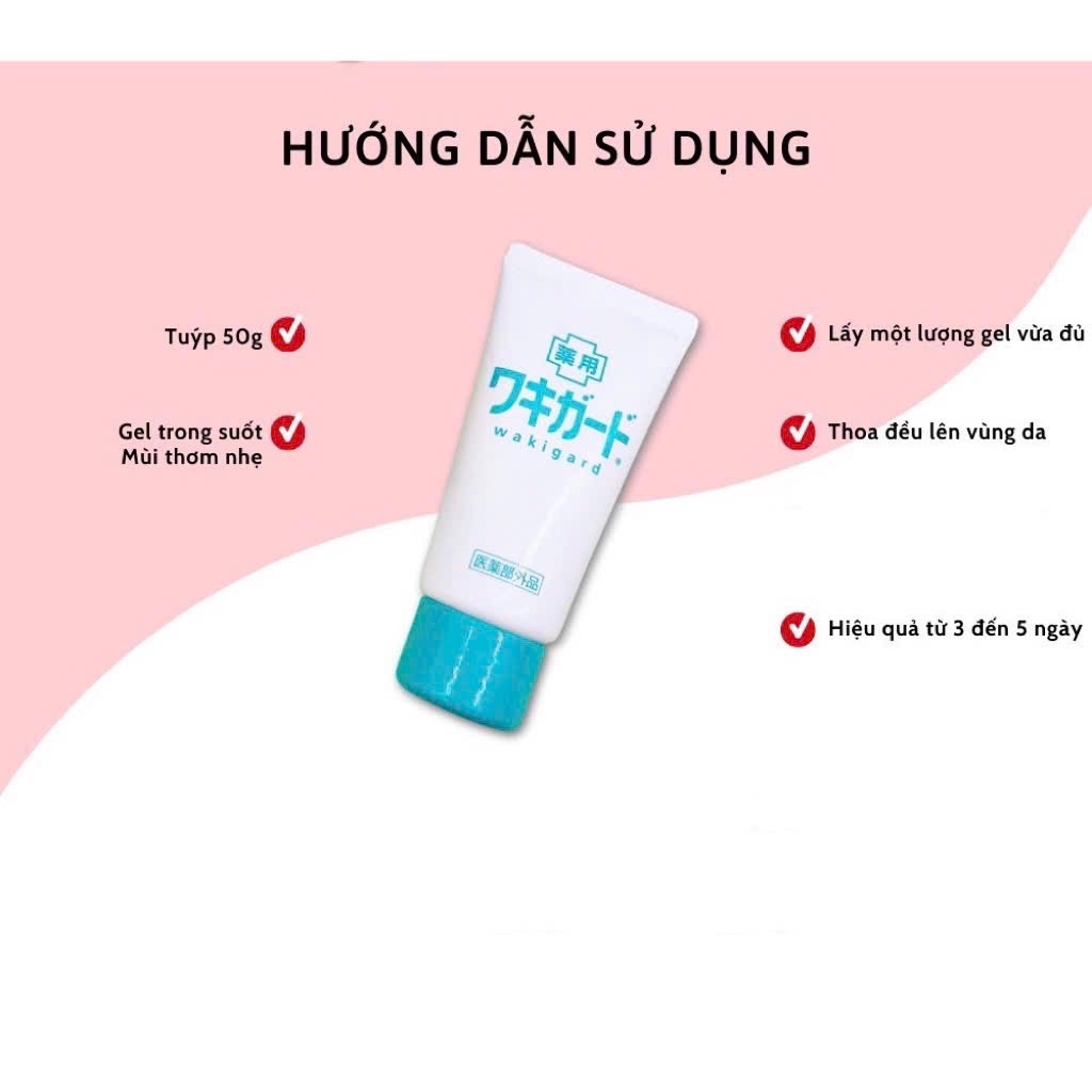 Gel khử mùi Kobayashi dạng gel 50g