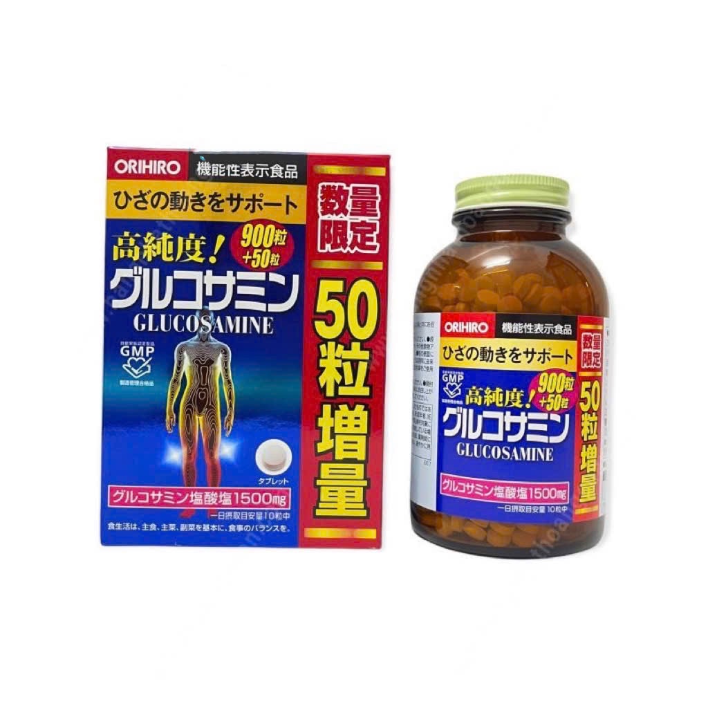 Viên Glucosamine Orihiro 1500mg 900v + 50v(20h/thùng)