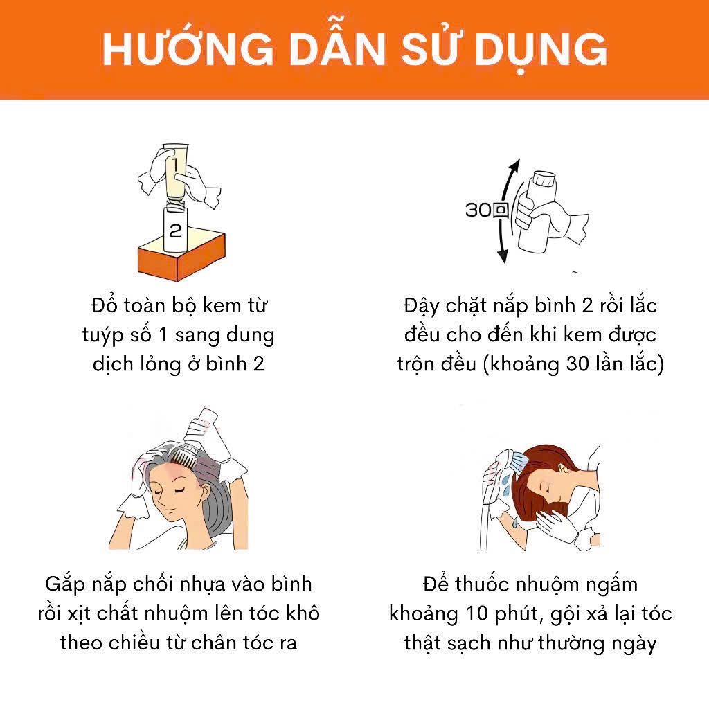 Nhuộm tóc Bigen 2g có lược chải(T27)