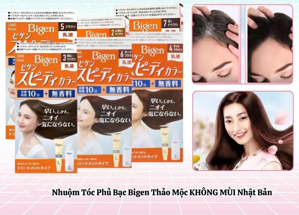 Nhuộm tóc Bigen 3g có lược chải(T27)