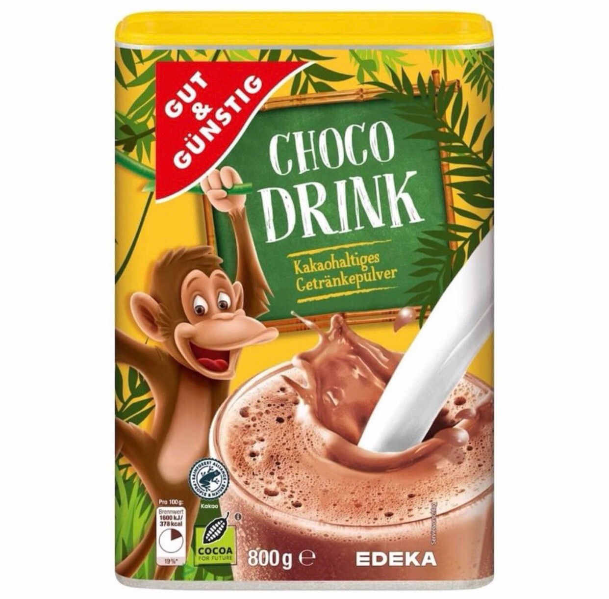 Bột cacao pha sữa CHOCO DRINK đức 800g