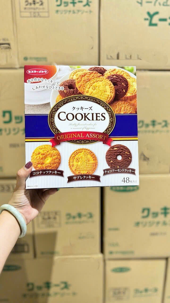 Bánh quy Cookies Original Assort hộp 48 chiếc(T10)