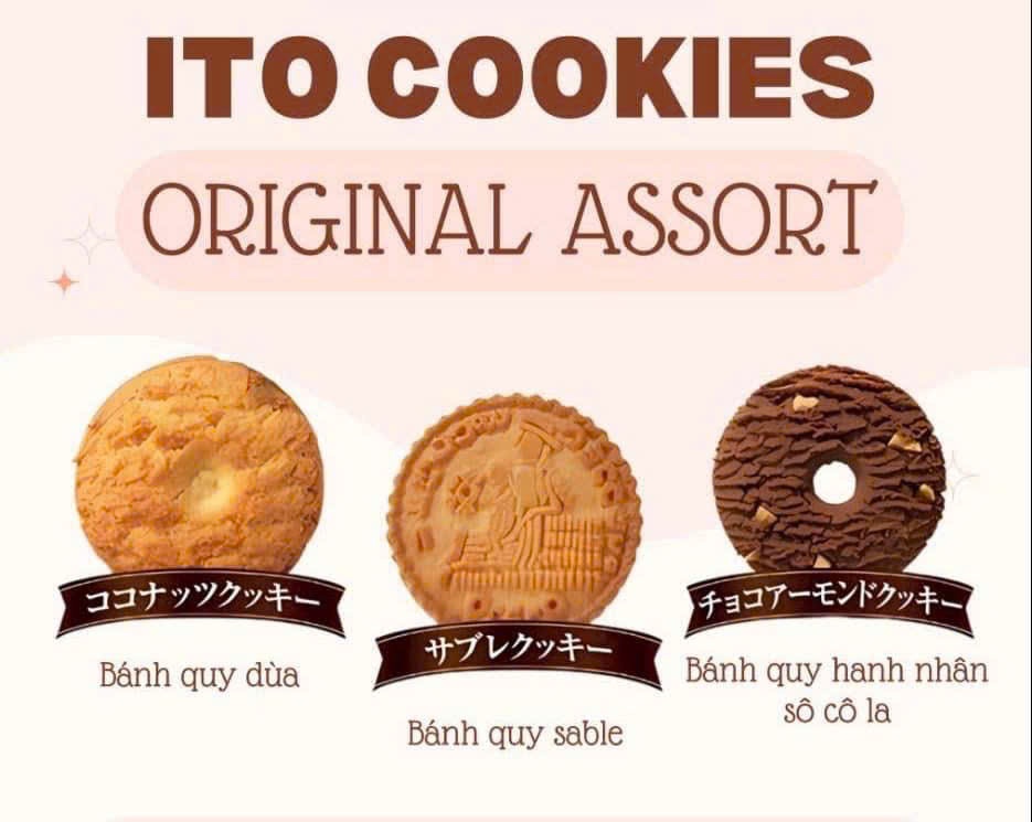 Bánh quy Cookies Original Assort hộp 48 chiếc(T10)