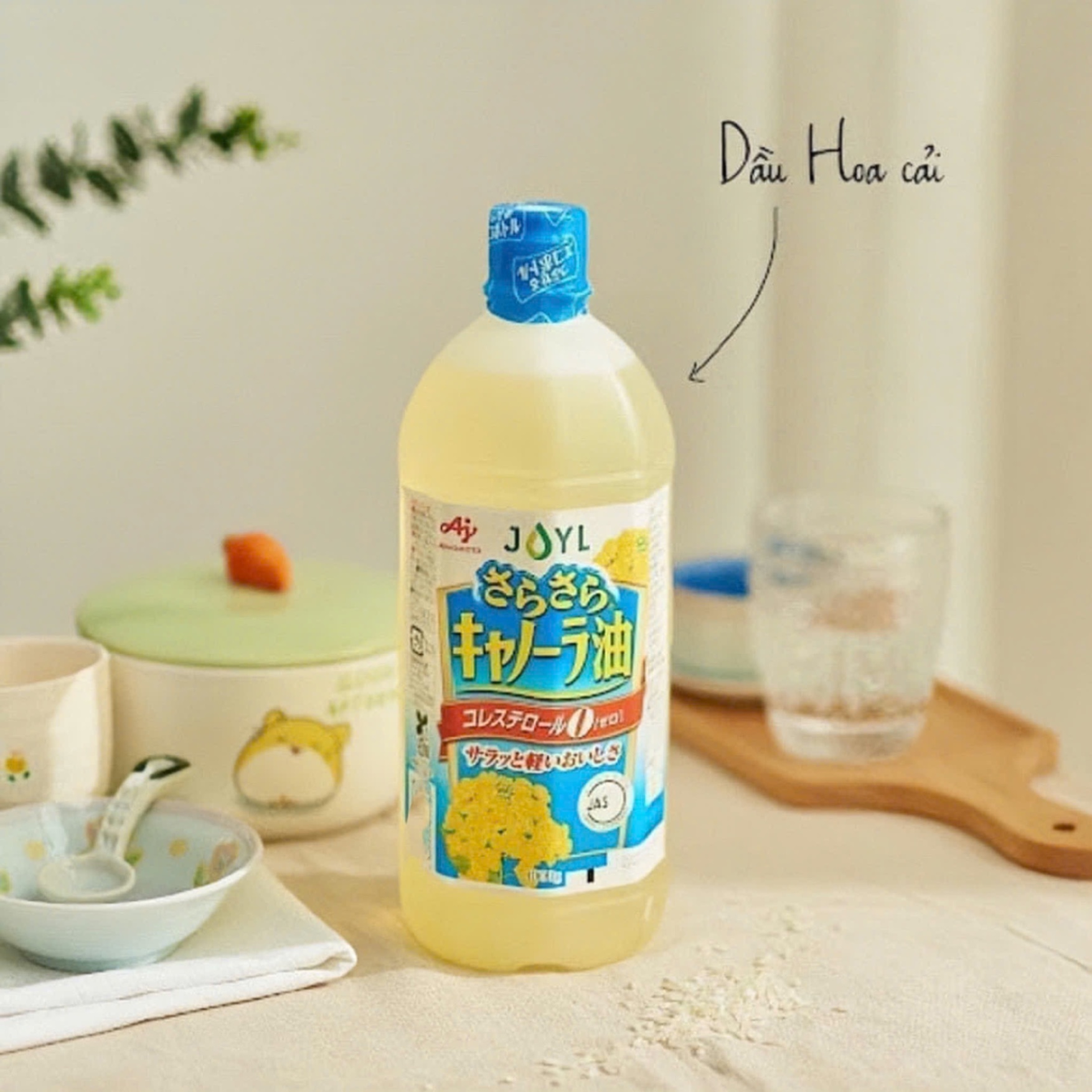 Dầu ăn hoa cải Ajinomoto 1000ml(10c/thùng)