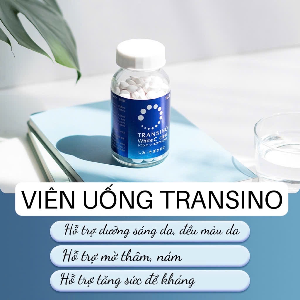 Viên trắng da Transino White C Clear 240v