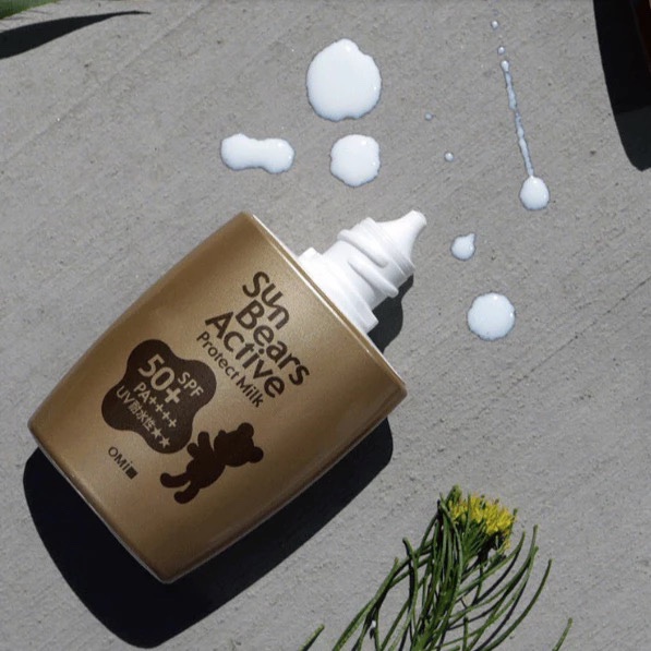 Kem chống nắng OMI SUNBEAR SPF 50+[freship tianf quấc ] hàng nhật nội địa. - dùng thử 10ml bạc hà,28ml