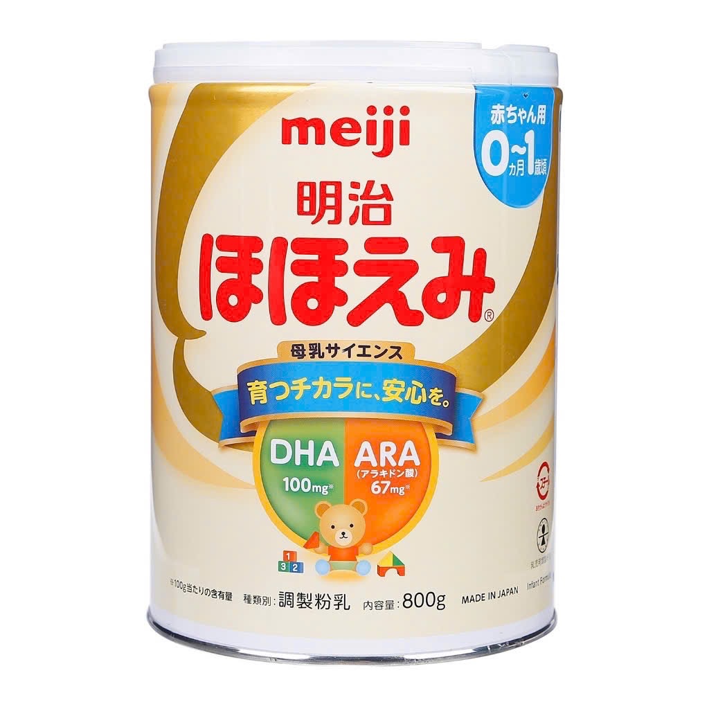 Sữa Meiji hộp 0-1(8h/thùng)