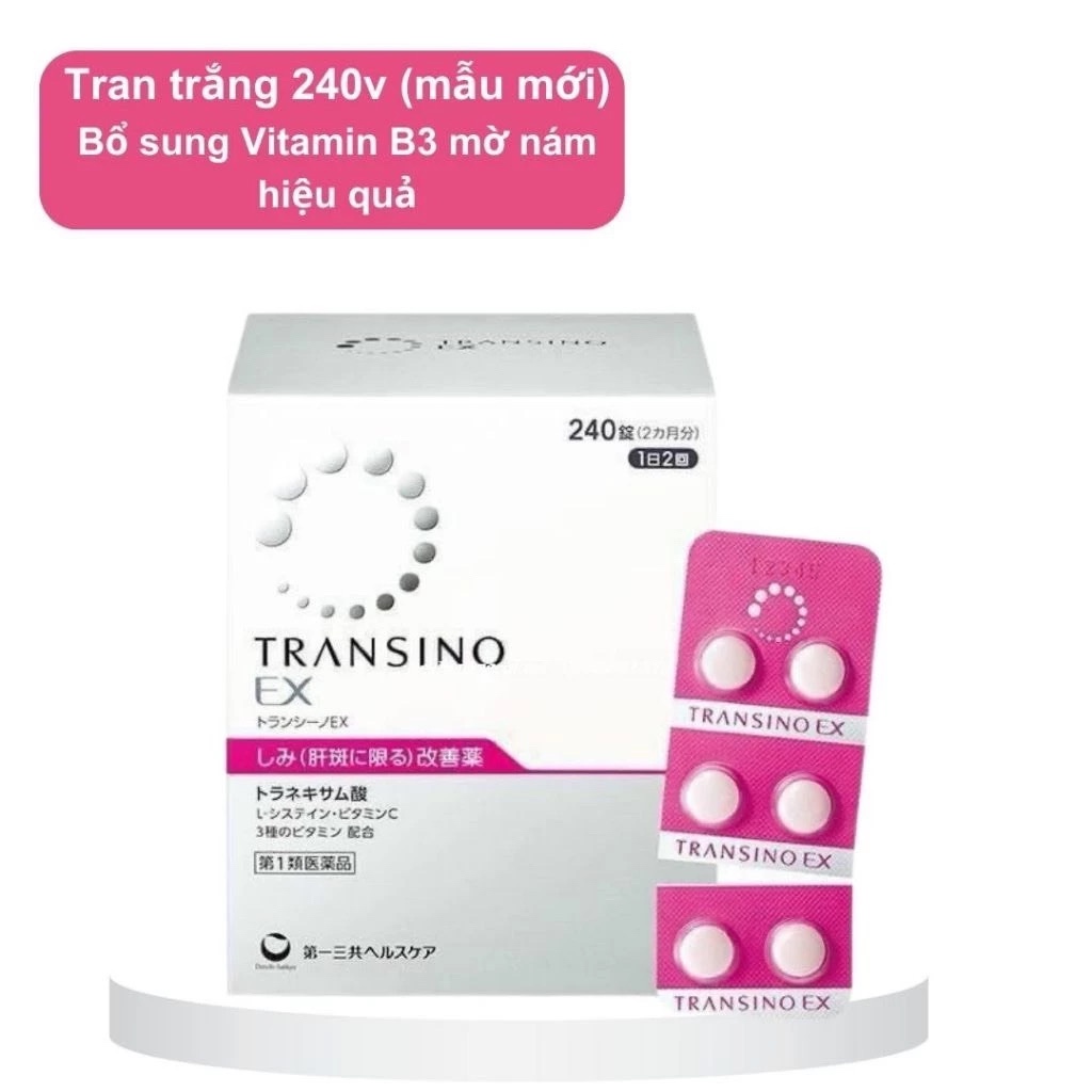 Viên uống trị nám Transino Ex 240 viên