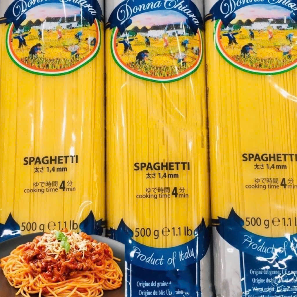 Mỳ Ý Spaghetti 1,4mm 500g