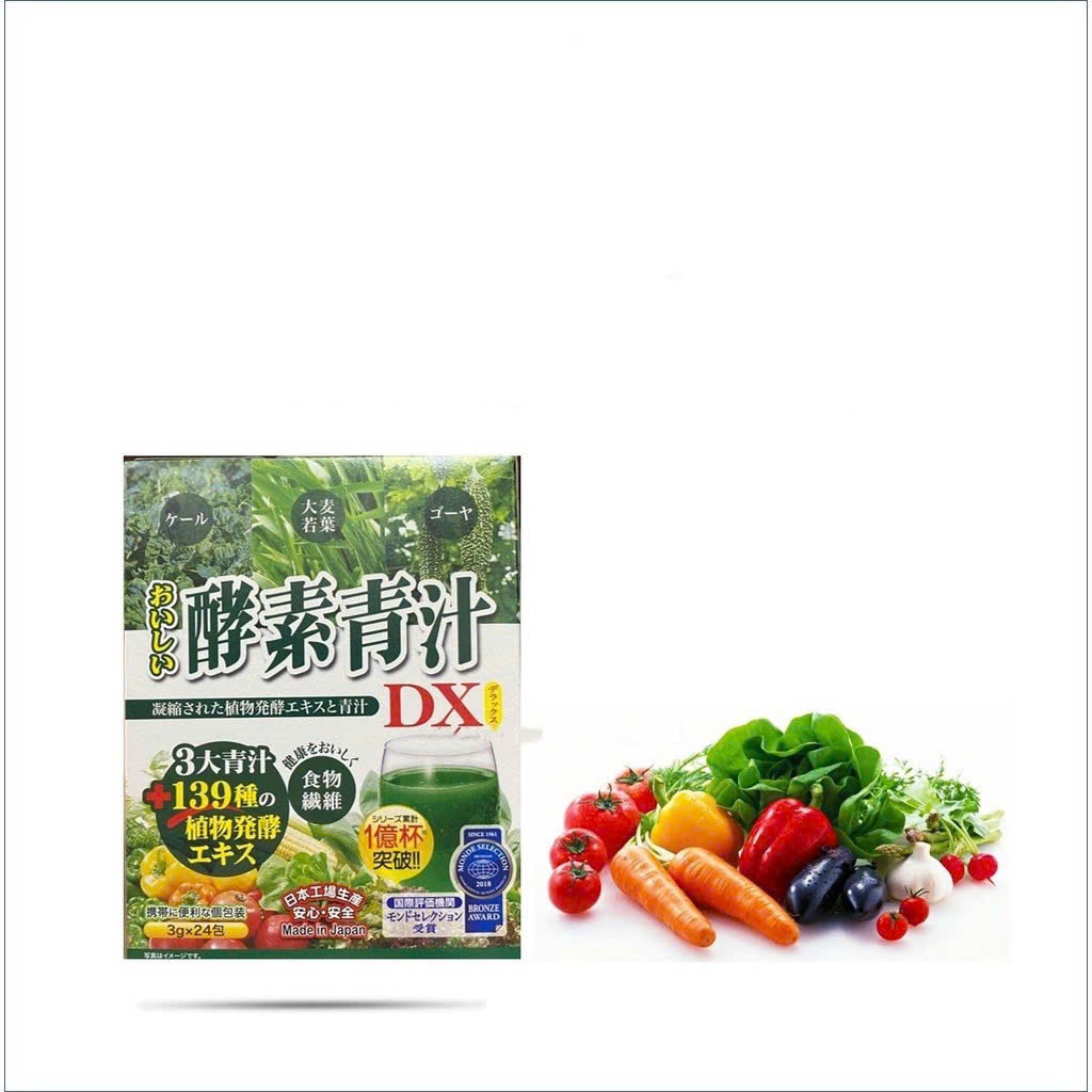 Bột nước ép rau củ tổng hợp Fruit Aojiru 24 gói(T48)