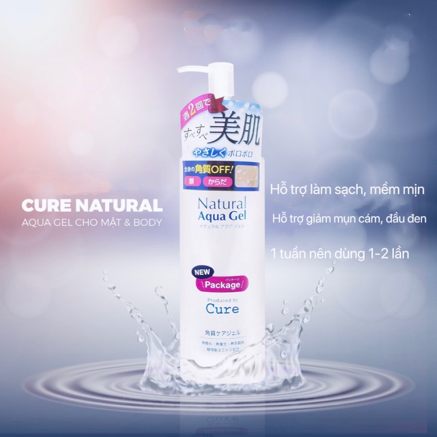 Tẩy Tế Bào Chết Cure Natural Aqua Gel 100g