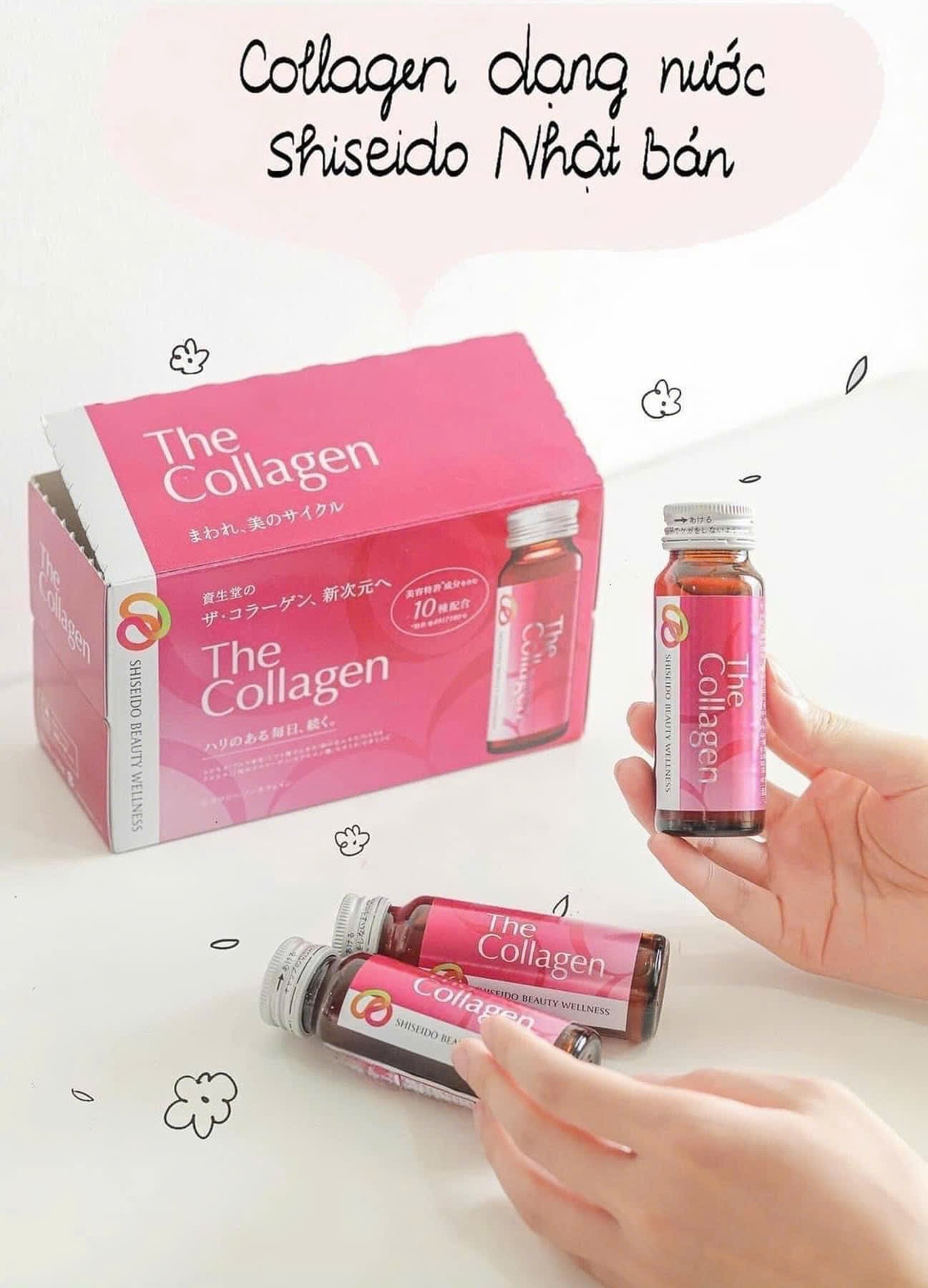 The Collagen Shiseido dạng nước 50ml x 10 (3h/thùng) - mẫu mới