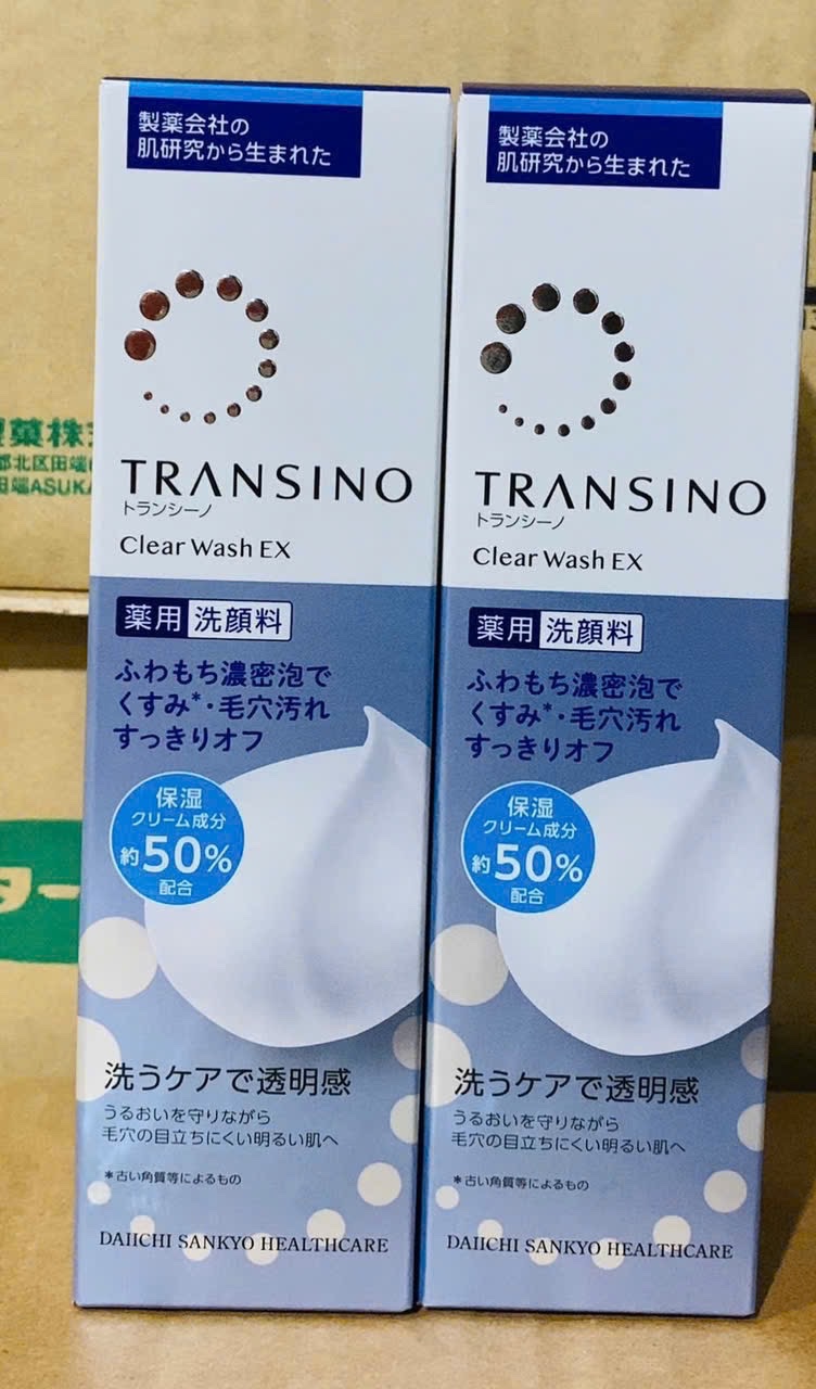 Sữa rửa mặt Transino Nhật Bản 100gram