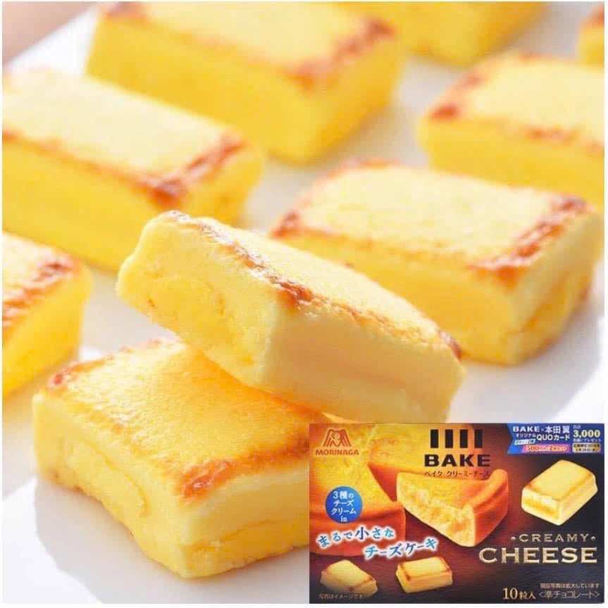 Bánh Bake Morinaga Phô Mai nướng Vị Kem 10 cái