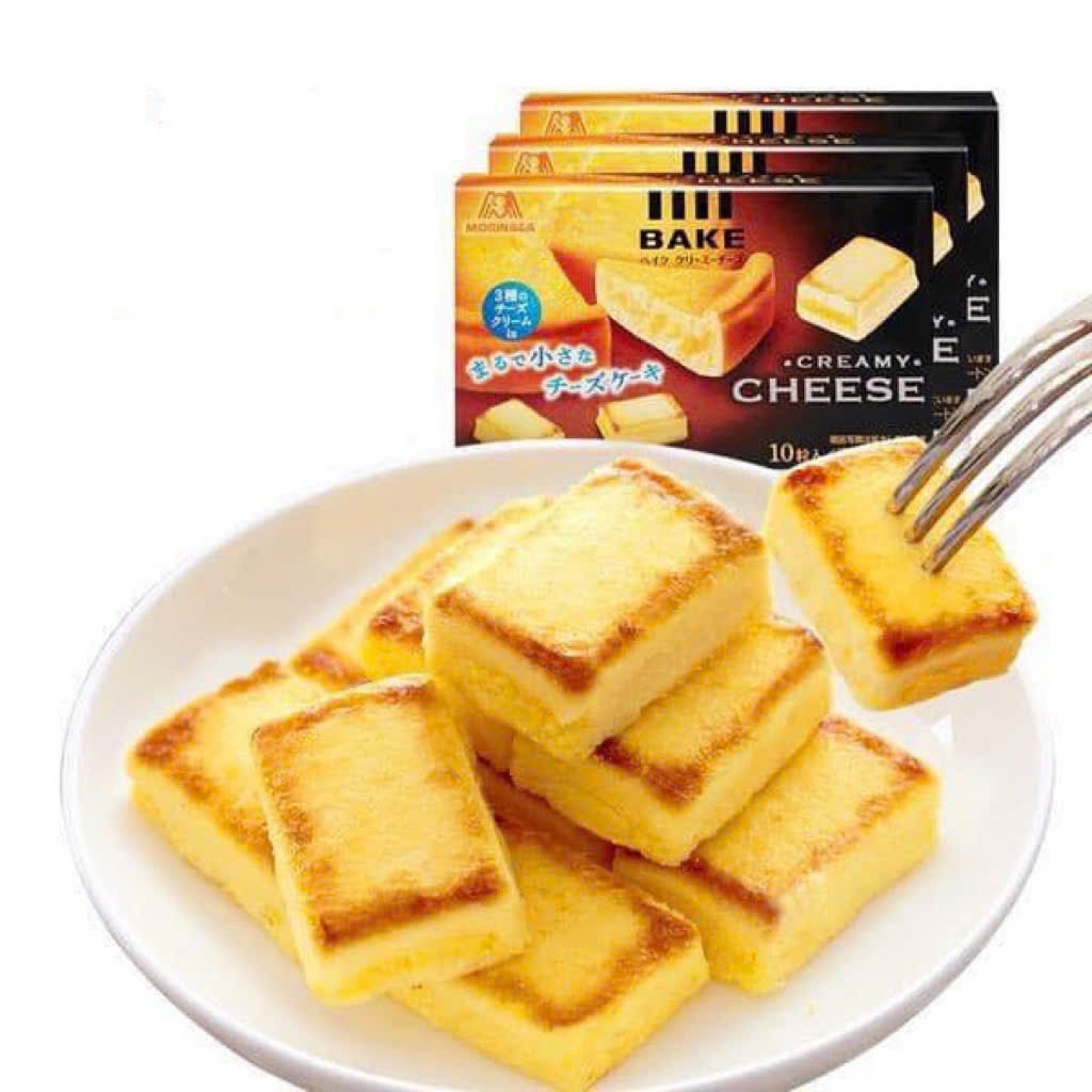 Bánh Bake Morinaga Phô Mai nướng Vị Kem 10 cái