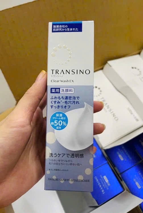 Sữa rửa mặt Transino Nhật Bản 100gram