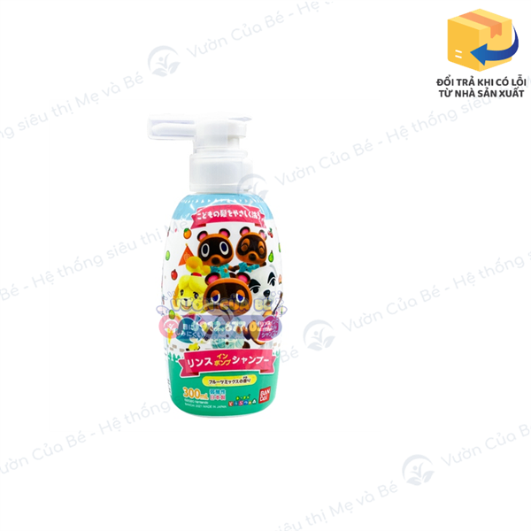 Sữa tắm gội BanDai Nhật Bản hình động vật 300ml