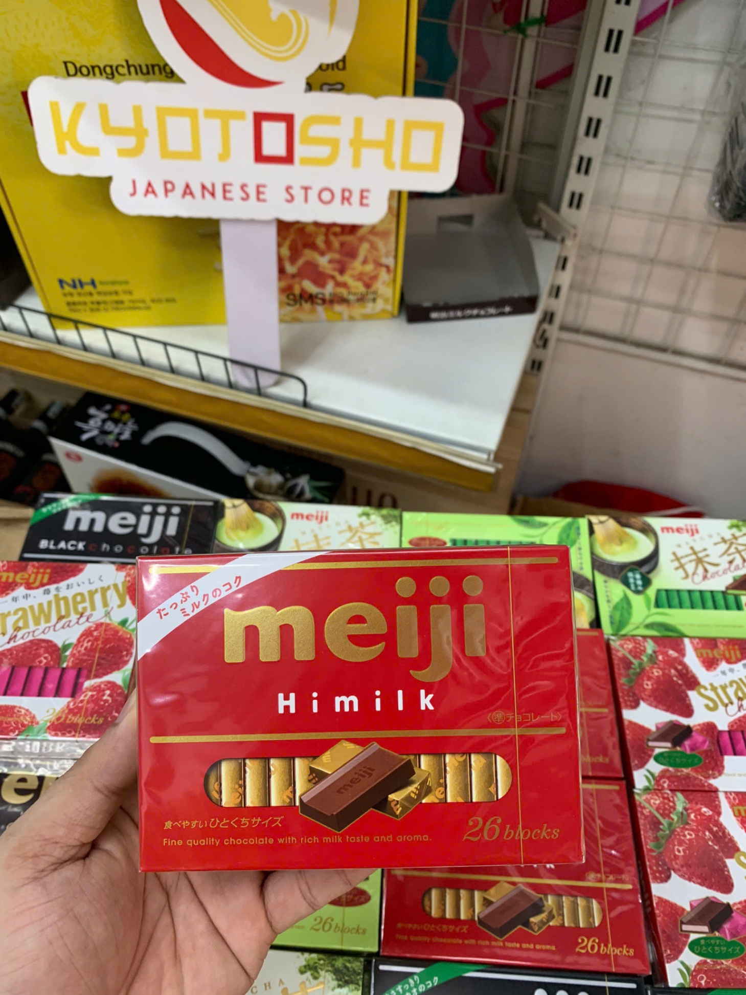 Kẹo sữa Meiji Himilk Chocolate 120g ( mới )