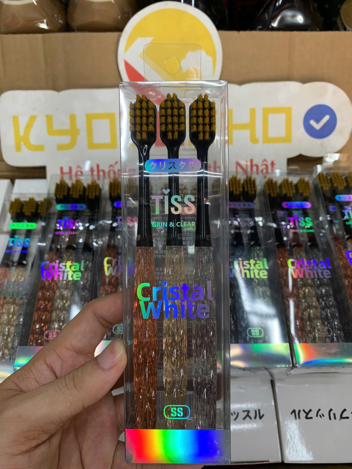 Set 3 bàn chải lông mềm bản rộng TISS