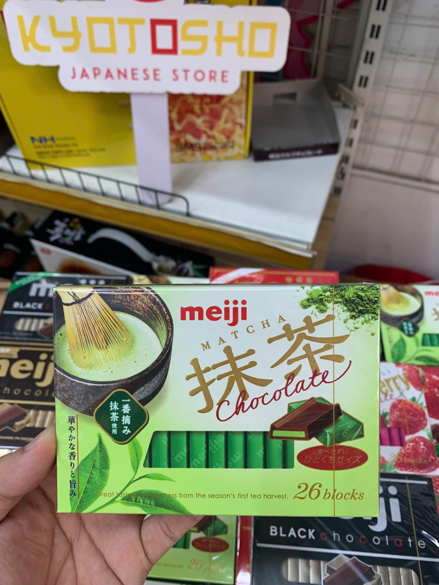 Kẹo socola matcha Meiji Nhật Bản 120g (26 cái)