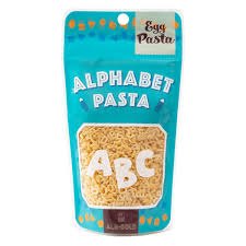Mỳ Nui trứng Egg Pasta hình chữ cái 70g
