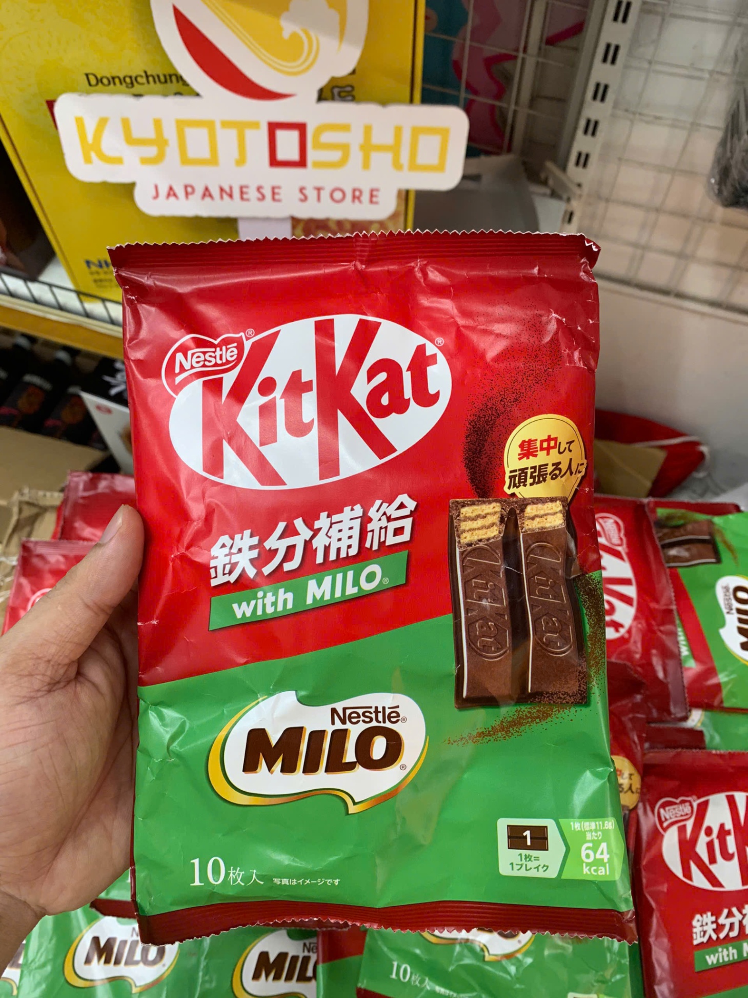 Bánh Kitkat vị socola milo 10 miếng