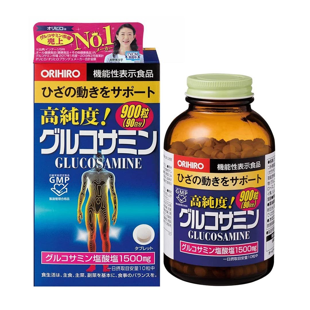 Viên Uống Glucosamine Orihiro 900 Viên (Bản Nâng Cấp)