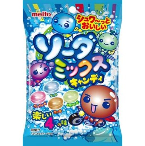 Kẹo ngậm Meito soda 5 vị 56g