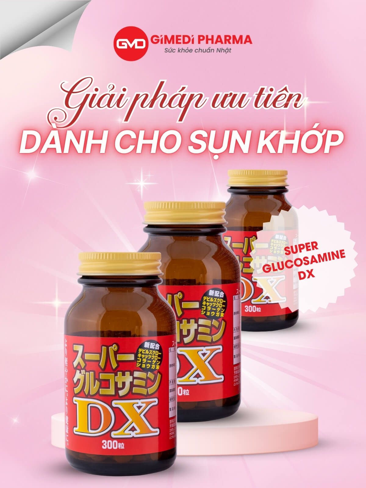 Viên uống Super Glucosamine DX Hokoen 300 viên