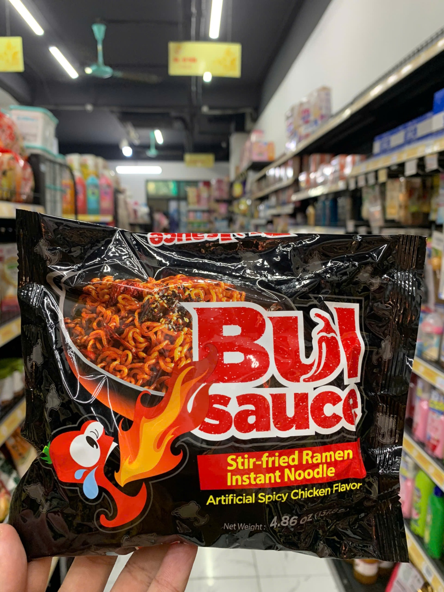 Mì trộn vị gà cay 137.8g