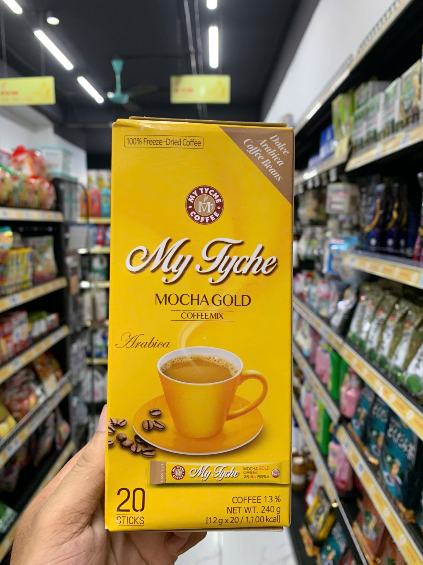 Cà phê hòa tan My Tyche Hàn Quốc (240g - 20 gói)