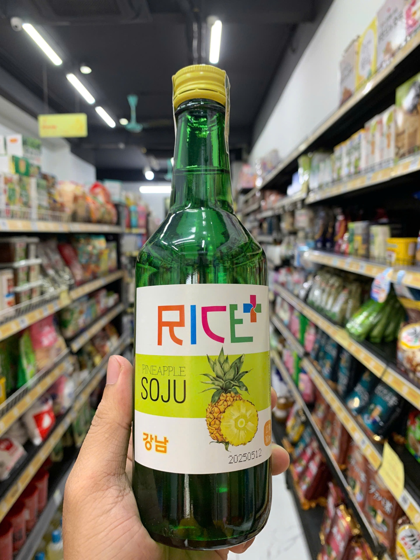Rượu Soju Rice+ Hương Dứa 360ml