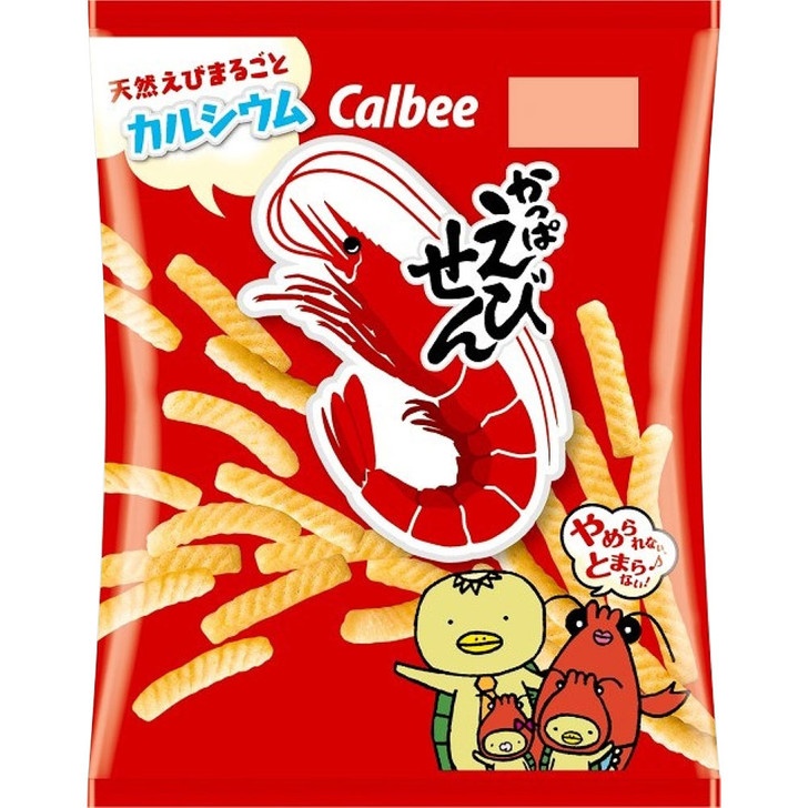 Snack calbee Kappa Ebisen vị tôm (77g) 12g/T