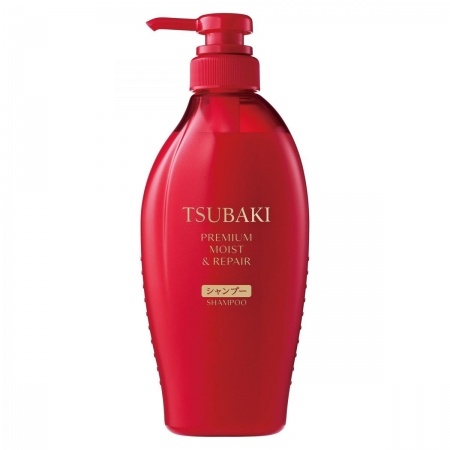 Dầu gội dưỡng tóc bóng mượt Tsubaki premium moist shampoo 450ml (đỏ)