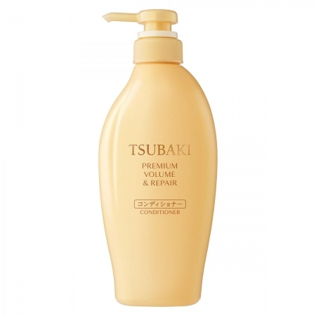 Dầu xả phục hồi hư tổn ngăn rụng tóc Tsubaki premium repair shampoo 450ml (vàng)