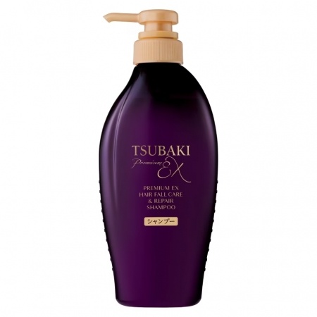 Dầu gội phục hồi hư tổn và ngăn rụng tóc Tsubaki premium repair shampoo 450ml (tím)
